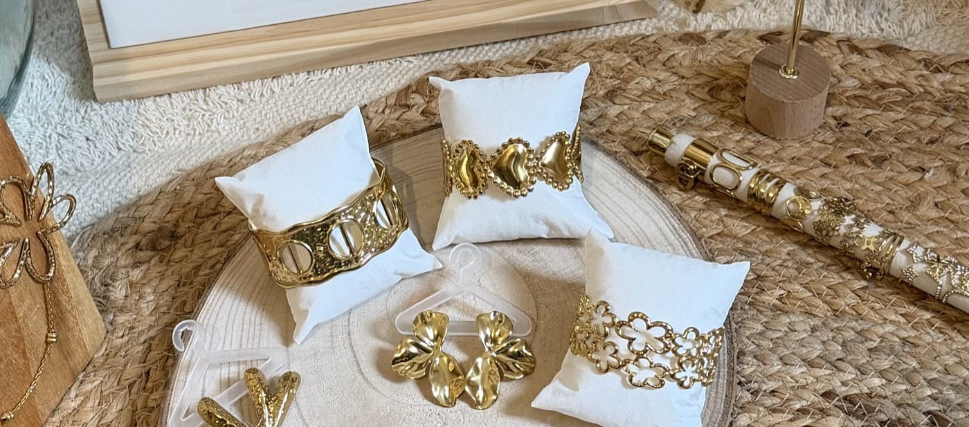 Joncs en acier inoxydable L'Écrin Inelya